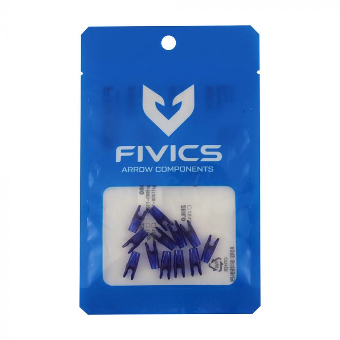 Хвостовик FIVIX PIN NOCK SMALL  BLUE 12 штук в упаковке