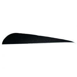 Натуральное оперение для стрел SKYLON FEATHERS ROUND 4" RW BLACK комплект 24 штуки