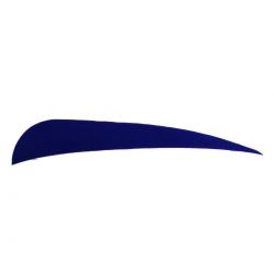 Натуральное оперение для стрел SKYLON FEATHERS ROUND 4" RW BLUE комплект 24 штуки