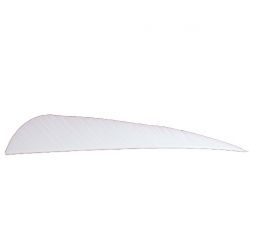 Натуральное оперение для стрел SKYLON FEATHERS ROUND 4" RW WHITE комплект 24 штуки