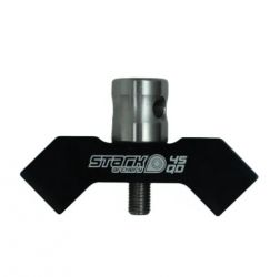 Тройник для стабилизаторов STARK ARCHERY 45 QD - ALU QUICK DETACH 5/16 45° X 0° BLACK V-BAR