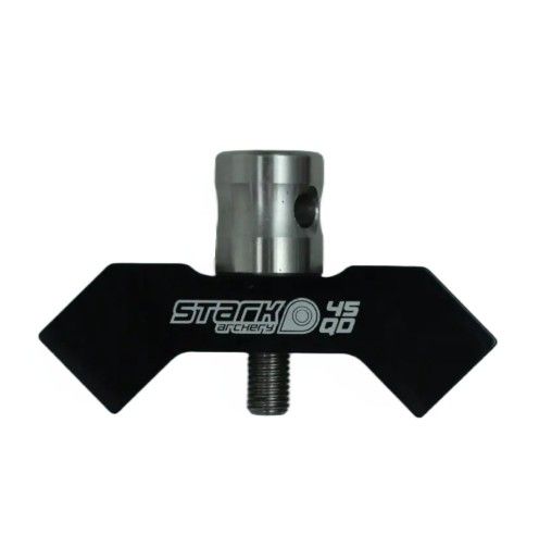 Тройник для стабилизаторов STARK ARCHERY 45 QD - ALU QUICK DETACH 5/16 45° X 0° BLACK V-BAR