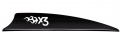 Синтетическое оперение для стрел BOHNING  VANES X3 2.25" BLACK