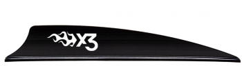 Синтетическое оперение для стрел BOHNING  VANES X3 2.25" BLACK