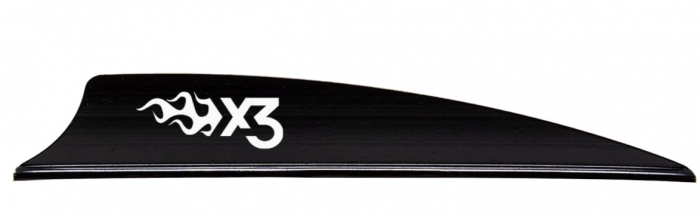 Синтетическое оперение для стрел BOHNING  VANES X3 2.25" BLACK