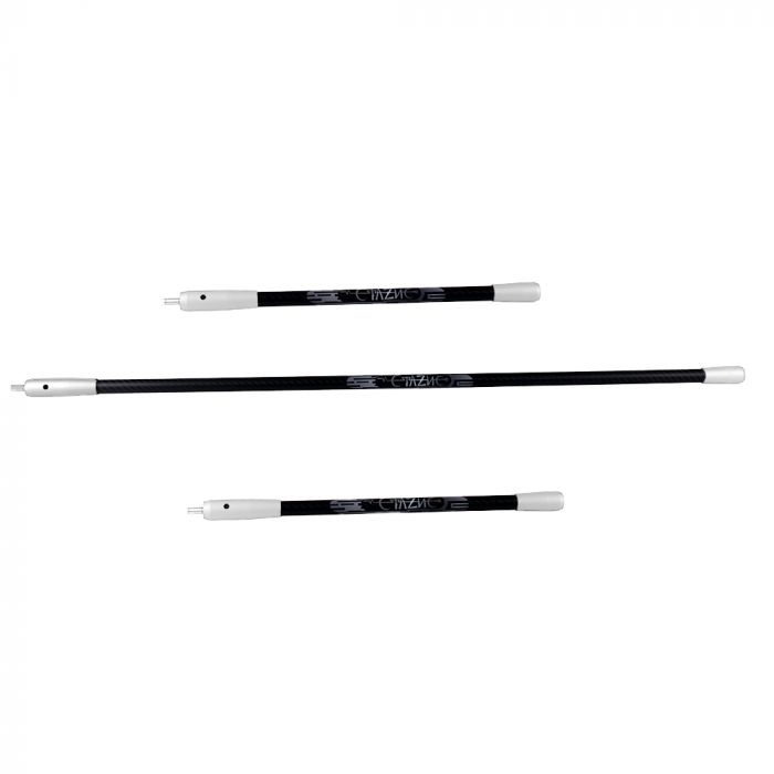 Стабилизаторы ARCHERY PRO COMPLETE SETS СТАЗИС ДЕЛЬТА 16mm CARBON 32"+14"+14" WHITE