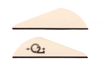 Синтетическое оперение для стрел Q2 Archery  VANES RAPT-X 2" WHITE