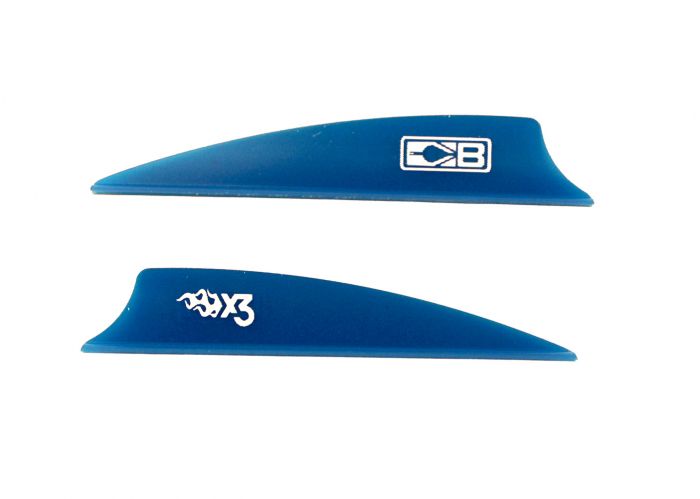 Синтетическое оперение для стрел BOHNING VANES X3 2.25"  SATIN BLUE
