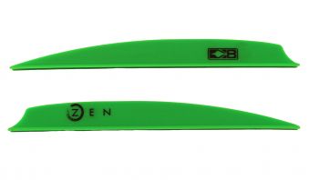 Синтетическое оперение для стрел BOHNING  VANES 'ZEN' COMPOUND- 4" NEON GREEN
