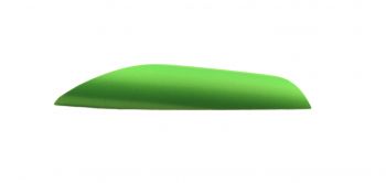 Оперение SPIN WING VANES ROUND 1-3/4 INCH LH BRIGHT GREEN комплект 50 штук