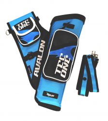 Колчан AVALON TARGET QUIVERS TEC ONE WITH DIVIDER BELT 2 POCKETS RH TURQUOISE