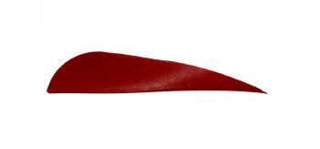 Натуральное оперение для стрел SKYLON FEATHERS ROUND 3" RW RED комплект 24 штуки