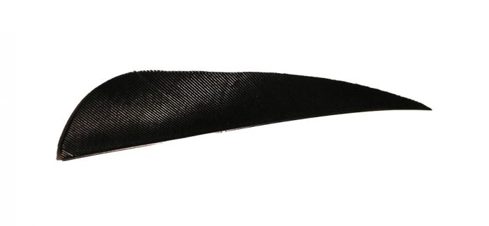 Натуральное оперение для стрел SKYLON FEATHERS ROUND 3" RW BLACK комплект 24 штуки