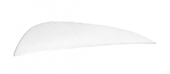 Натуральное оперение для стрел SKYLON FEATHERS ROUND 3" RW WHITE комплект 24 штуки