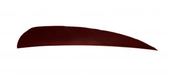 Оперение OZARK FEATHERS ROUND 5" RW SOLID DEEP RED