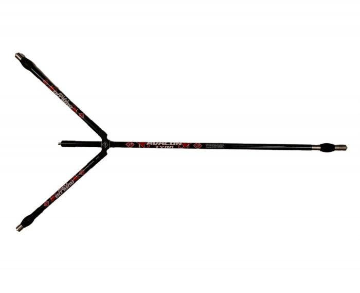 Стабилизаторы AVALON  STABILIZERS COMPLETE SETS TYRO A³ - 28" & 10" +V-BAR DAMPERS AND COVER RED/BLACK