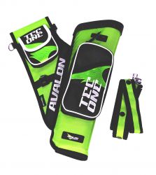 Колчан AVALON TARGET QUIVERS TEC ONE WITH DIVIDER BELT 2 POCKETS RH GREEN