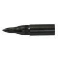 Наконечник для деревянных стрел BUCK TRAIL SCREW-ON POINTS 3D STEEL BLACK W/ THREAD- 5/16 70gr 12 штук в упаковке