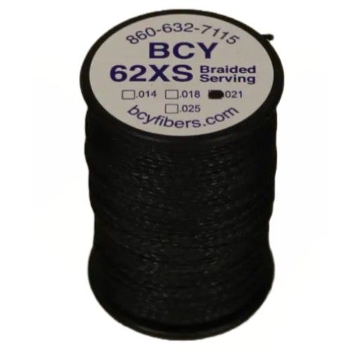 Нить для обмотки BCY SERVING MATERIAL BRAIDED *62XS DIA .018" JIG BLACK