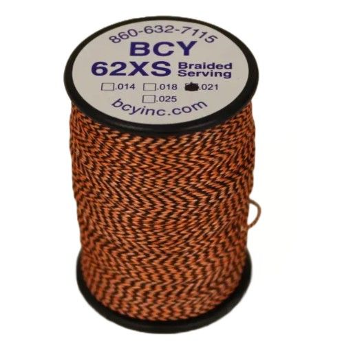 Нить для обмотки BCY SERVING MATERIAL BRAIDED *62XS DIA .021" JIG FLO.ORANGE