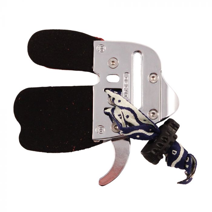 Напальчник DECUT OLYMPIC RECURVE TAB PROMIX HEAVY METAL FRAME LEATHER RH XL BLACK