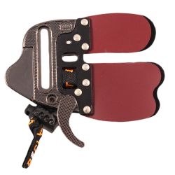 Напальчник DECUT OLYMPIC RECURVE TAB PROMIX HEAVY METAL FRAME LEATHER LH XL E BLACK